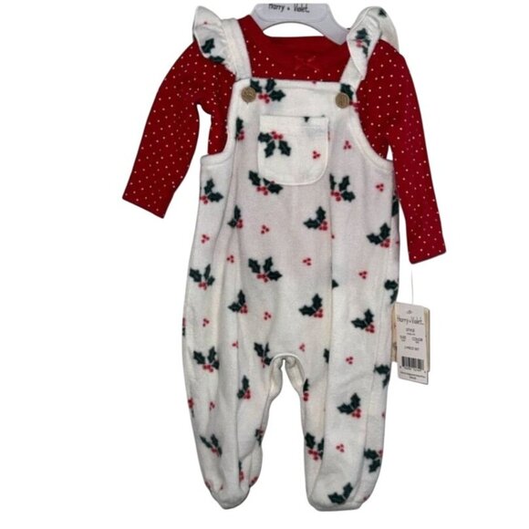 Baby Girls Little Footed Romper W/ Hat 3-6M Set of 2 - Picture 5 of 7